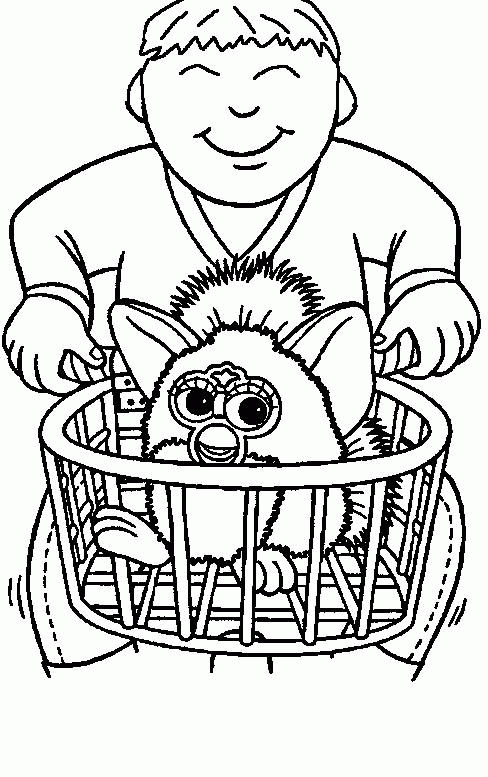 Furby kolorowanki